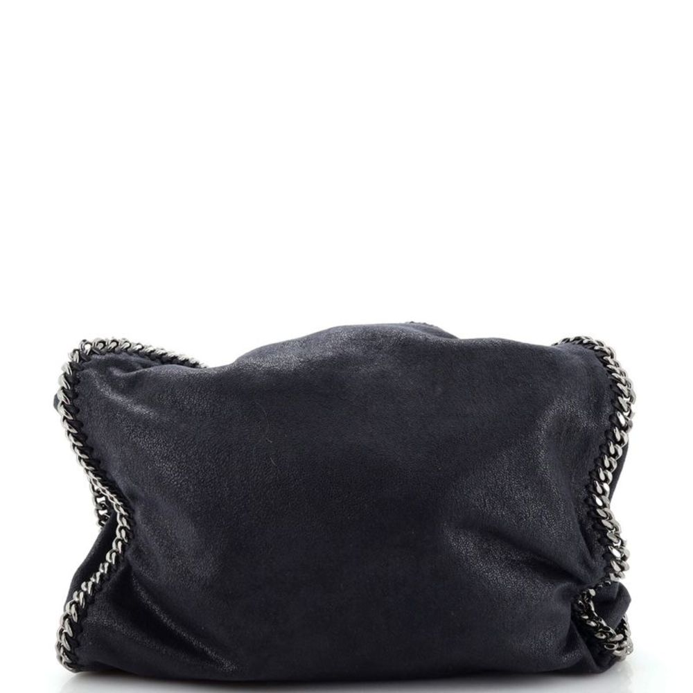 Stella McCartney Falabella Fold Over Bag Shaggy Deer Blue - Picture 3 of 7